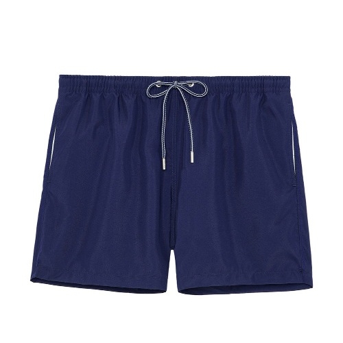HOM Swimwear Sea Life navy blue swimshort