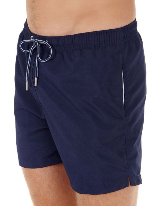 HOM Swimwear Sea Life navy blue swimshort