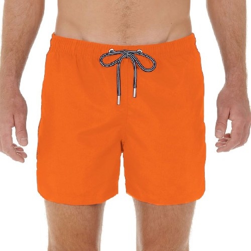 HOM Swimwear Sea Life orange swimshort