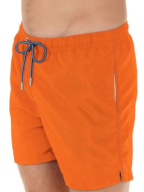 HOM Swimwear Sea Life orange swimshort