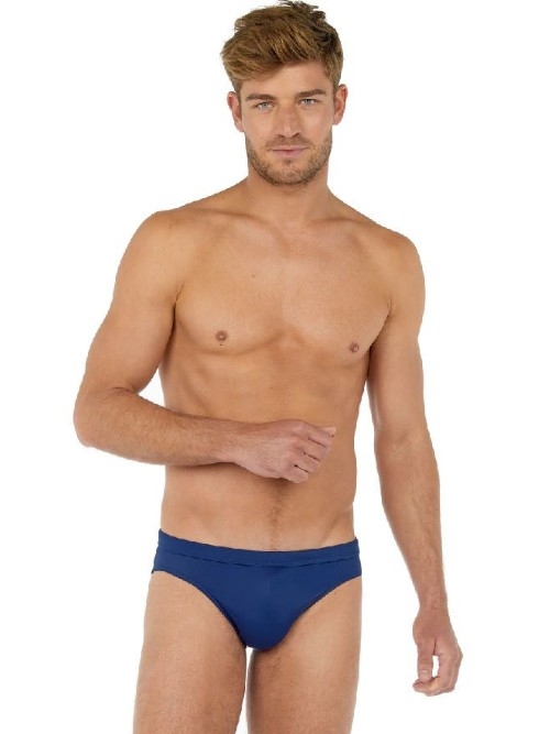 HOM Swimwear Sea Life navy blue swim brief