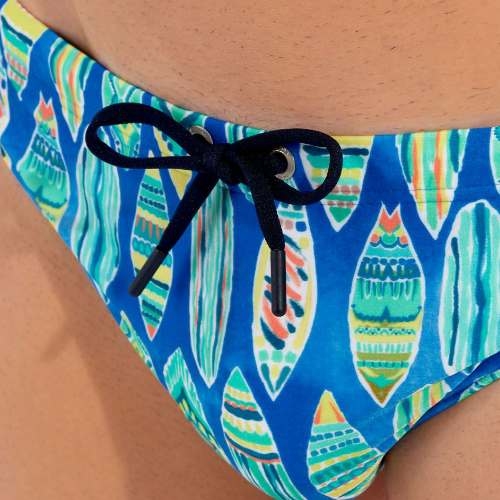 HOM Swimwear Marbella blue swim brief