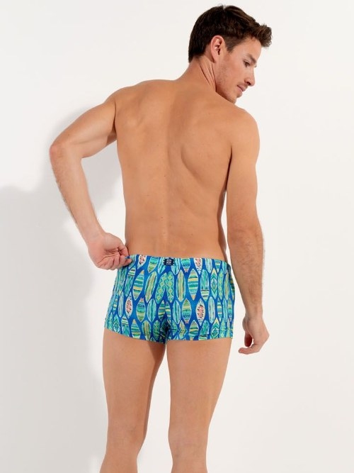 HOM Swimwear Marbella blue swim boxer