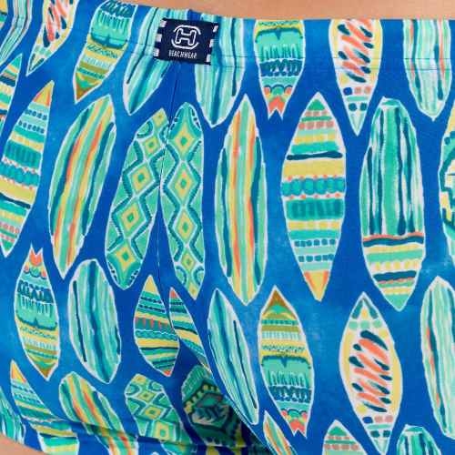 HOM Swimwear Marbella blue swim boxer