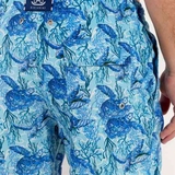 HOM Swimwear Tartane blue swimshort