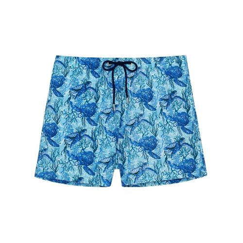 HOM Swimwear Tartane blue swimshort
