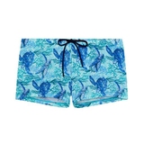 HOM Swimwear Tartane blue swim boxer