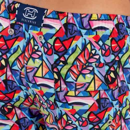 HOM Swimwear Idylle multicolor swimshort