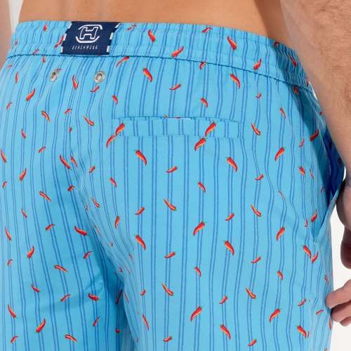 HOM Swimwear Espelette aqua swimshort