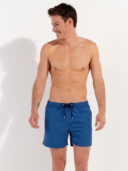 HOM Swimwear Hendaye blue swimshort