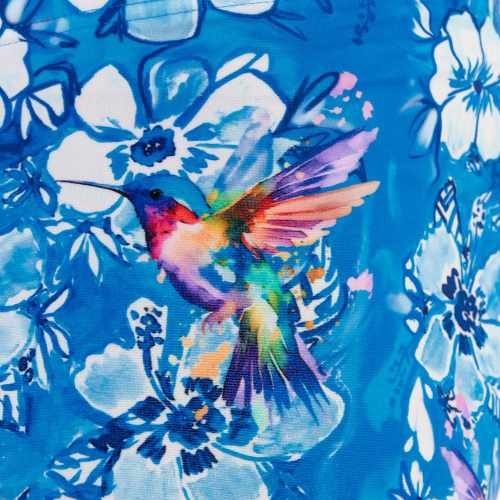 HOM Swimwear Colibris blue swim boxer