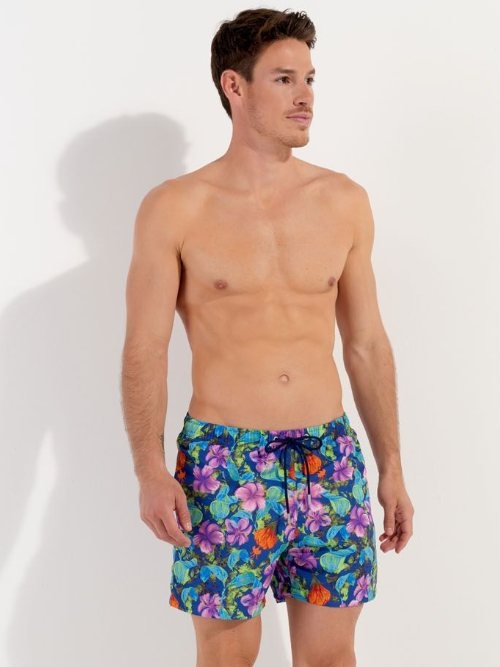 HOM Swimwear Balata navy blue swimshort