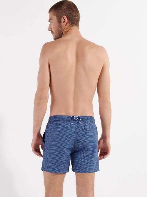 HOM Swimwear Morny navy blue swimshort