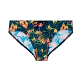 HOM Swimwear Flamingo navy blue swim brief