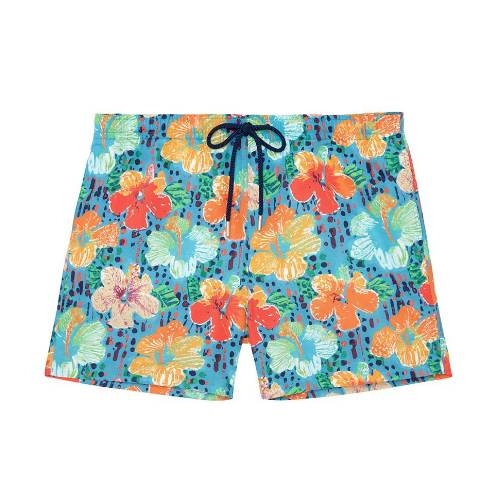 HOM Swimwear Dino aqua swimshort