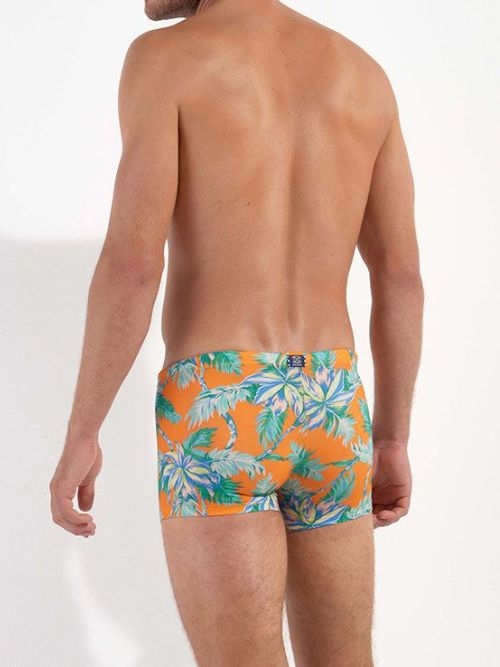 HOM Swimwear Gigaro orange swim boxer