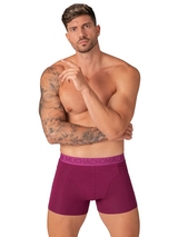 Muchachomalo Solid  black cotton boxer short