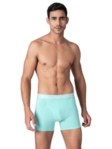 Muchachomalo Solid  black cotton boxer short