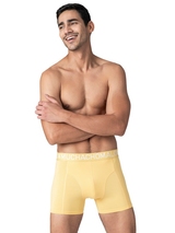 Muchachomalo Solid  black cotton boxer short
