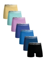 Muchachomalo Solid  black cotton boxer short