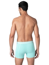 Muchachomalo Solid  blue cotton boxer short