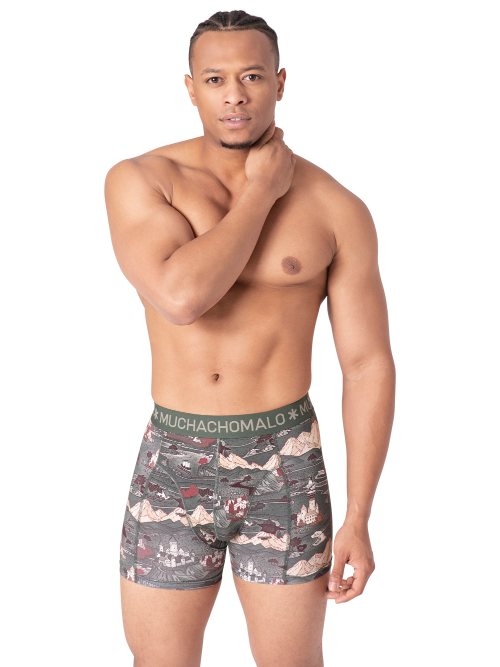 Muchachomalo Imagination red cotton boxer short