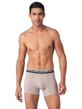 Muchachomalo Solid  black cotton boxer short