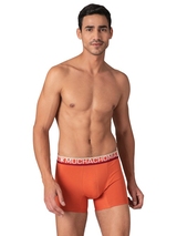Muchachomalo Solid  red cotton boxer short