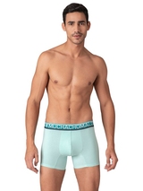 Muchachomalo Solid  green cotton boxer short