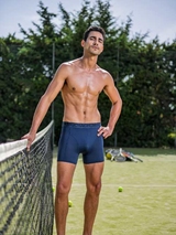 Muchachomalo Solid  black sport boxershort