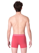 Muchachomalo Solid  black cotton boxer short