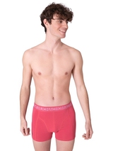 Muchachomalo Solid  black cotton boxer short