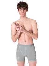 Muchachomalo Solid  green cotton boxer short