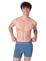 Muchachomalo Solid  green cotton boxer short