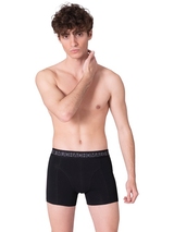 Muchachomalo Solid  green cotton boxer short