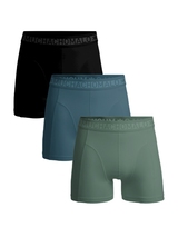 Muchachomalo Solid  green cotton boxer short