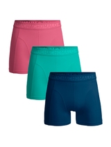 Muchachomalo Solid  blue cotton boxer short