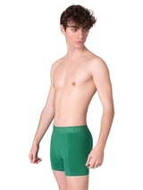 Muchachomalo Solid  black cotton boxer short