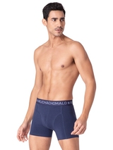Muchachomalo Solid  blue cotton boxer short