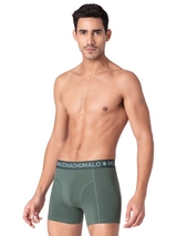 Muchachomalo Solid  blue cotton boxer short