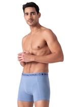 Muchachomalo Solid  orange cotton boxer short