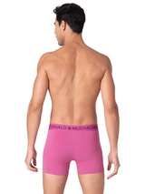 Muchachomalo Solid  blue cotton boxer short