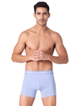 Muchachomalo Solid  green cotton boxer short