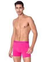 Muchachomalo Solid  black cotton boxer short