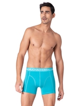 Muchachomalo Solid  black cotton boxer short