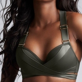 Marlies Dekkers Swimwear Cache Coeur green push up bikini bra
