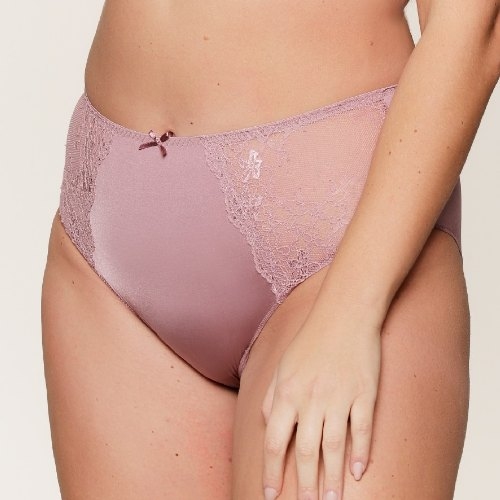 LingaDore Daily Basic mauve high waist brief