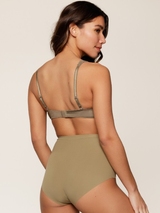LingaDore Daily Basic green high waist brief