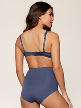 LingaDore Daily Basic navy blue high waist brief