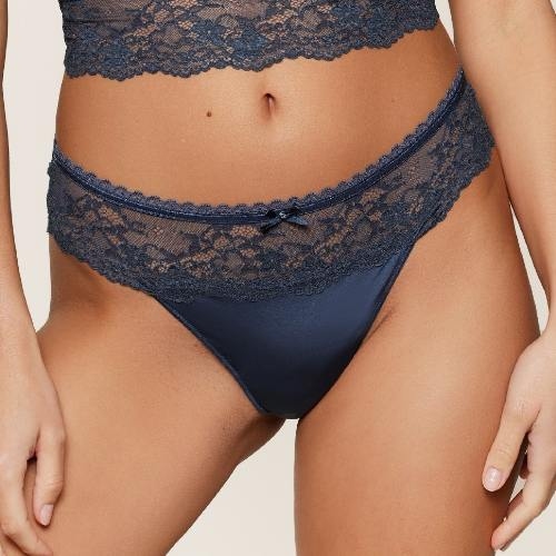 LingaDore Daily Basic navy blue thong